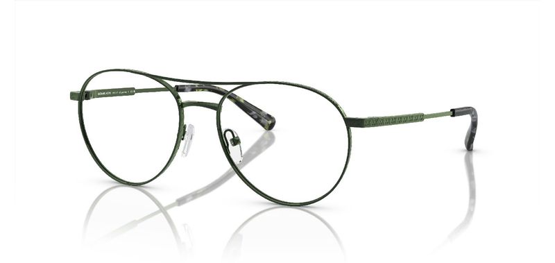 Michael Kors Rund Brillen 0MK3069 Grün für Dame