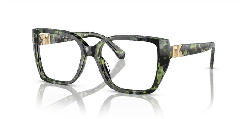 Michael Kors Carré Eyeglasses 0MK4115U Green for Woman