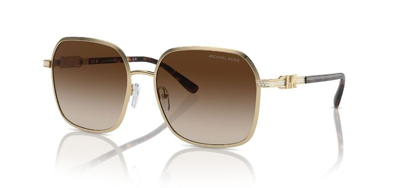 Michael Kors Quadratisch Sonnenbrillen 0MK1145B Gold für Damen