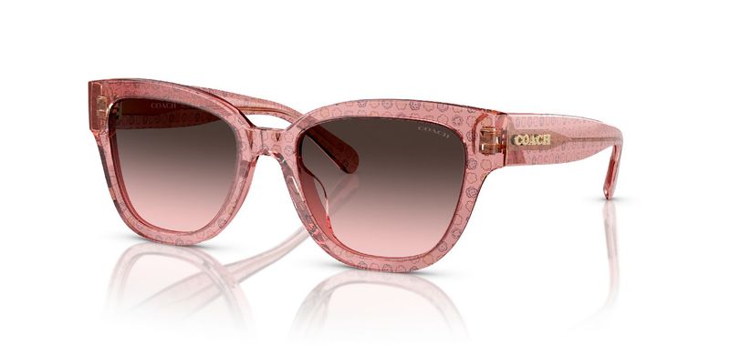 Coach Cat Eye Sunglasses 0HC8379U Pink for Woman