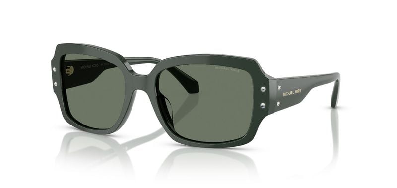 Michael Kors Rechteckig Sonnenbrillen 0MK2233B Grün für Damen