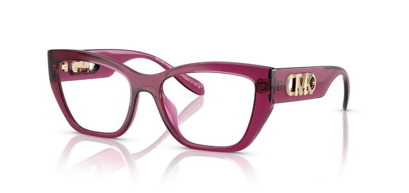 Lunettes de vue Michael Kors Rectangle 0MK4149U Transparent pour Femme