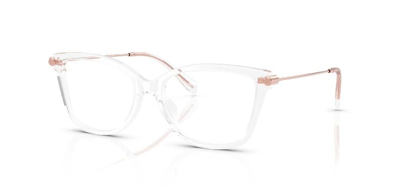 Lunettes de vue Michael Kors Rectangle 0MK4150U Transparent pour Femme