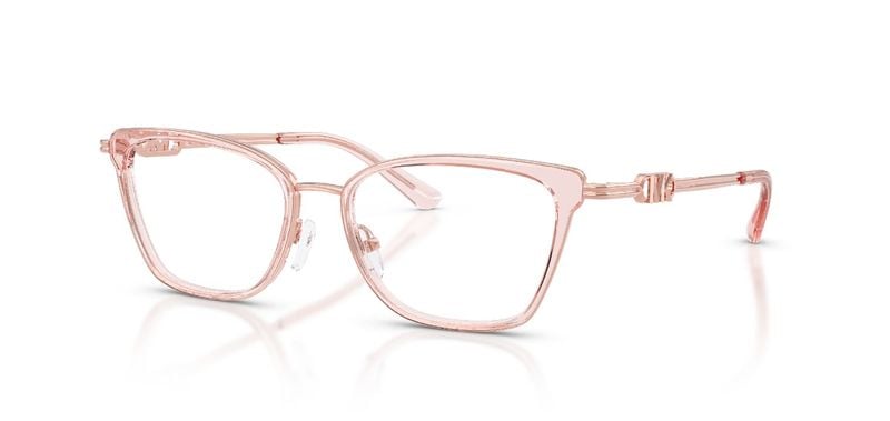 Lunettes de vue Michael Kors Rectangle 0MK3102 Rose pour Femme