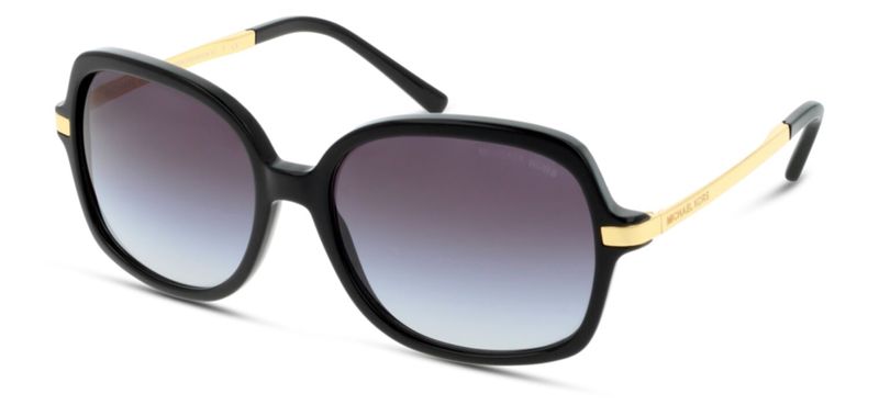 Michael Kors Rectangle Sunglasses 0MK2024 Black for Woman