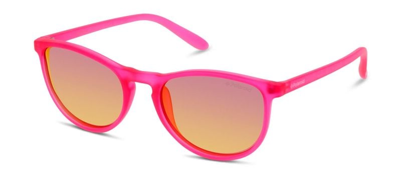 Polaroid Kids Rechteckig Sonnenbrillen PLD 8016/N Rosa für Kinder