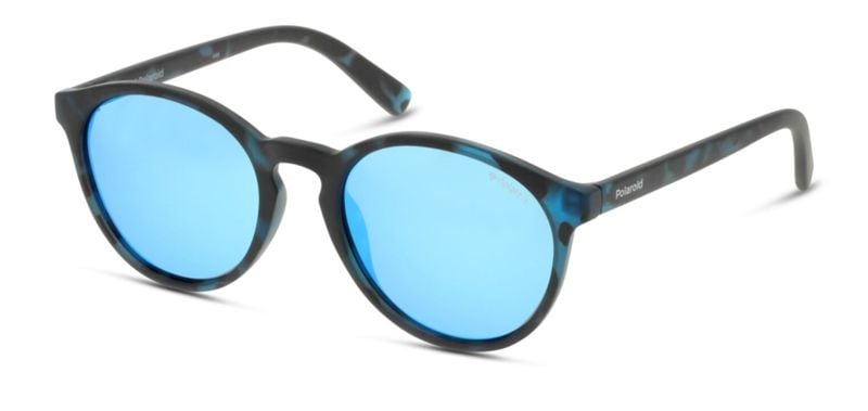 Polaroid Kids Oval Sonnenbrillen PLD 8024/S Blau für Kinder