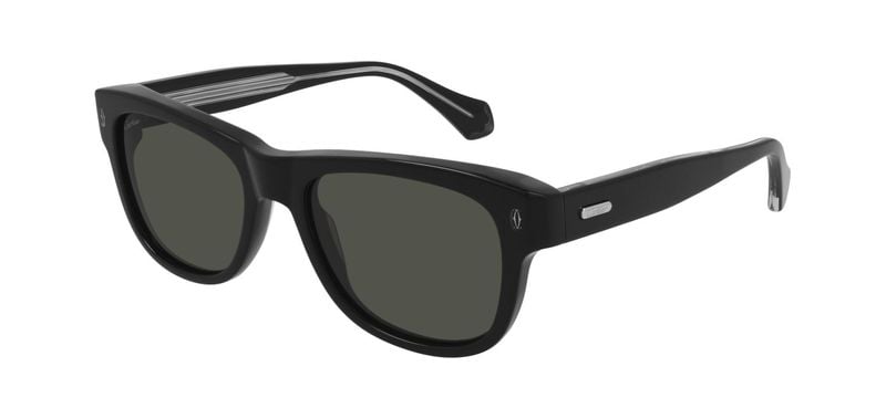 Cartier Wayfarer Sonnenbrillen CT0277S Schwarz für Herren