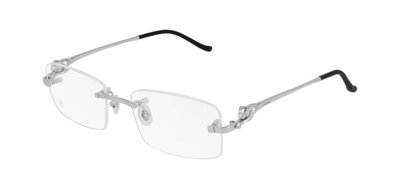 Cartier Rechteckig Brillen CT0281O Gold für Damen