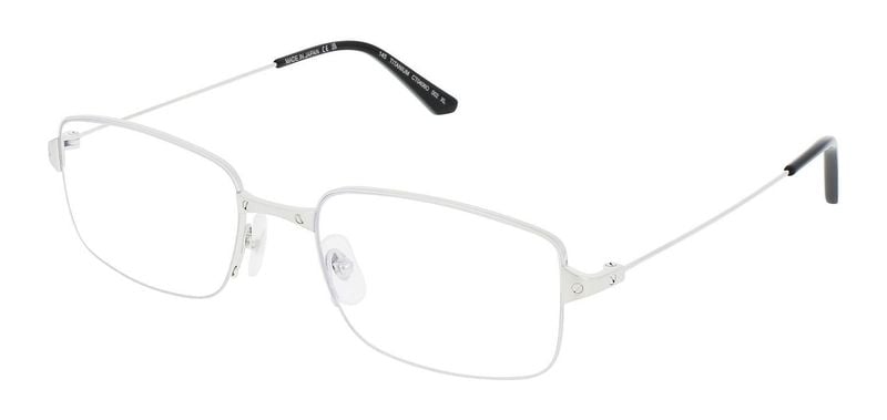 Lunettes de vue Cartier Rectangle CT0406O Doré pour Homme