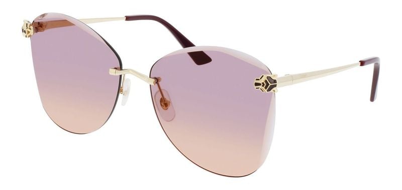 Cartier Fantasie Sonnenbrillen CT0398S Gold für Damen