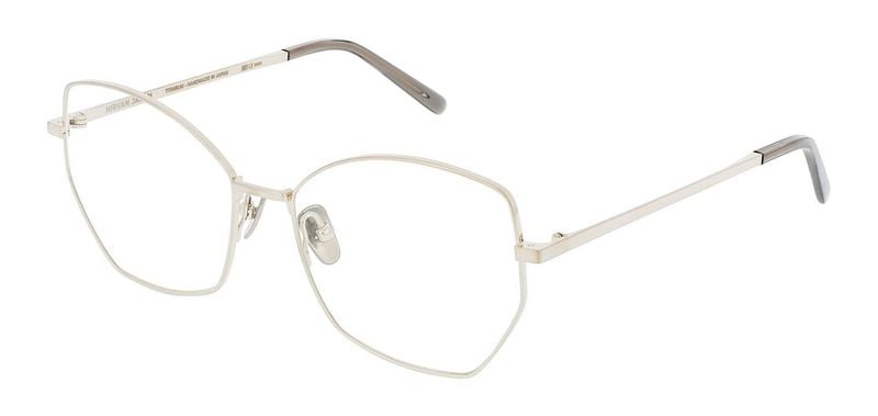 Nirvan Javan Cat Eye Eyeglasses TOKYO 03 Gold for Woman