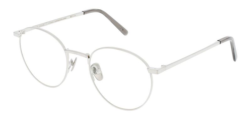 Lunettes de vue Nirvan Javan Ronde TOKYO 04 Argenté pour Homme-Femme