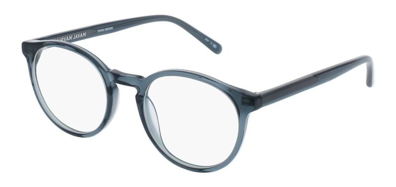 Lunettes de vue Nirvan Javan Rectangle PARIS 07 Bleu pour Homme-Femme