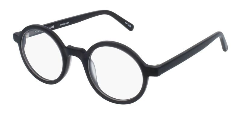 Lunettes de vue Nirvan Javan Ronde STOCKHOLM 04 Noir pour Homme-Femme