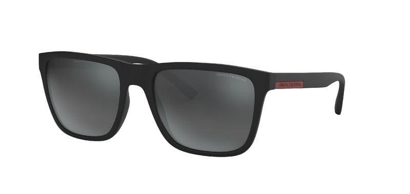 Armani Exchange Quadratisch Sonnenbrillen 0AX4080S Schwarz für Herren