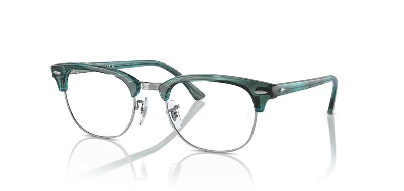 Ray-Ban Quadratisch Brillen 0RX5154 Grün für Damen/Herren