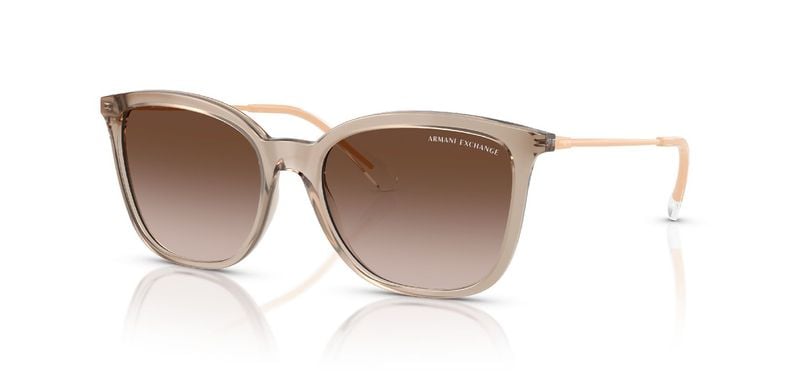 Lunettes de soleil Armani Exchange Papillon 0AX4151S Beige pour Femme