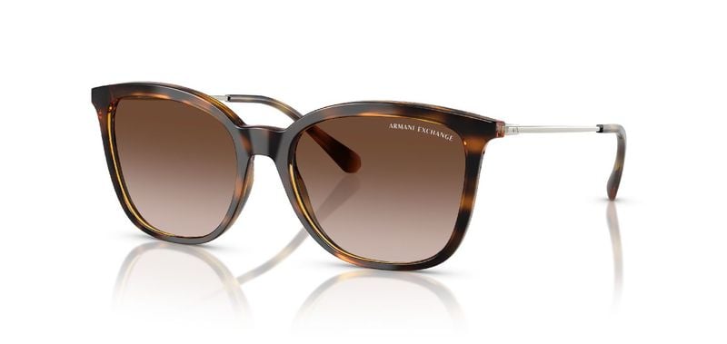 Armani Exchange Schmetterling Sonnenbrillen 0AX4151S Havana für Damen