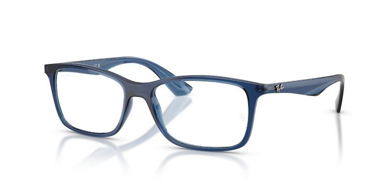 Lunettes de vue Ray-Ban Carré 0RX7047 Bleu pour Homme-Femme