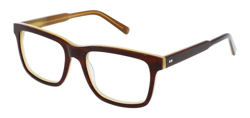 Lunettes de vue Fhone Rectangle BRUCE Havana pour Homme