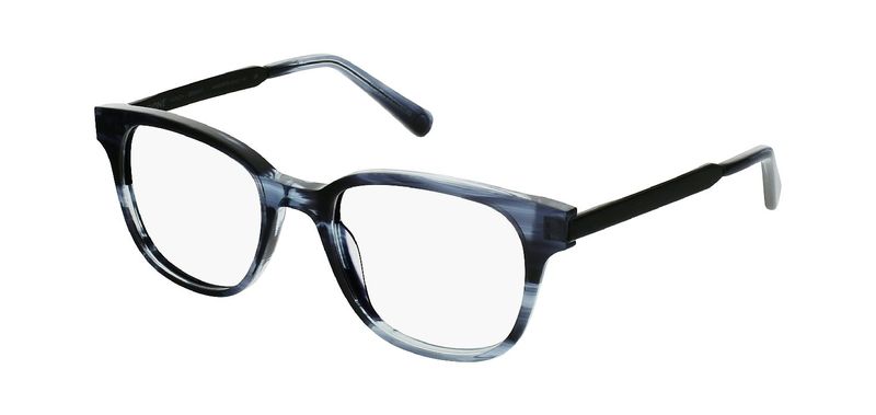 Fhone Oval Eyeglasses Oscar Blue for Man