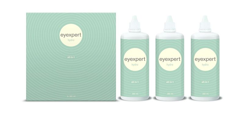 Eyexpert Hydro 3x380 ml Pflegemittel Weichlinsen