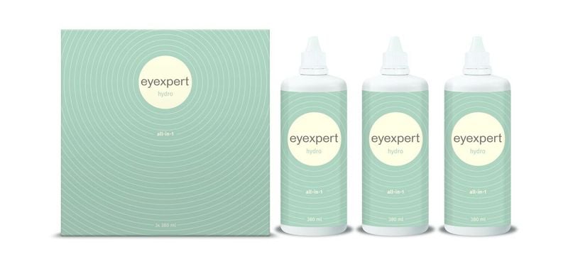 Eyexpert Hydro 3x380 ml Pflegemittel Weichlinsen