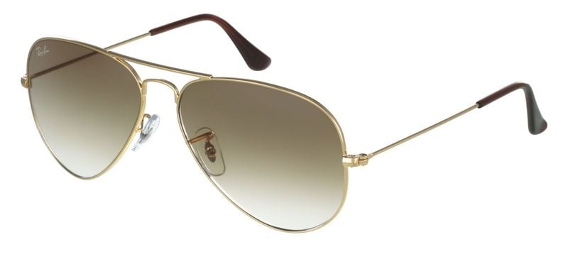 Ray-Ban Pilot Sunglasses 0RB3025 Gold for Unisex