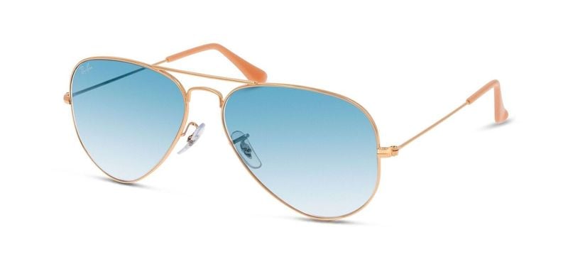 Lunettes de soleil Ray-Ban Aviator 0RB3025 Doré pour Homme-Femme