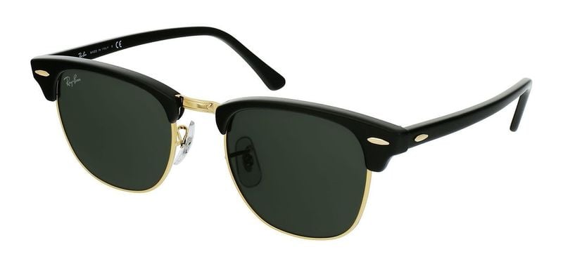 Ray-Ban Clubmaster Sunglasses 0RB3016 Gold for Unisex