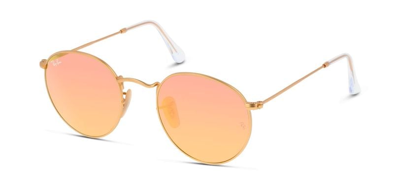 Ray-Ban Rund Sonnenbrillen 0RB3447 Gold für Herren