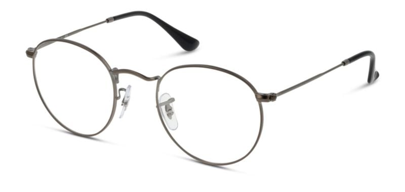 Ray-Ban Rund Brillen RX3447V Grau für Damen/Herren