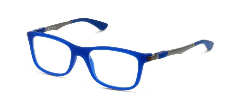 Ray-Ban Rectangle Eyeglasses 0RY1549 Blue for Kid