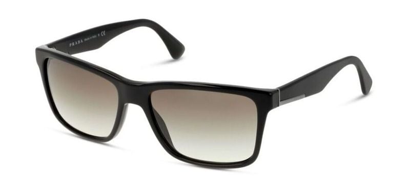 Prada Rechteckig Sonnenbrillen 0PR 19SS Schwarz für Herren