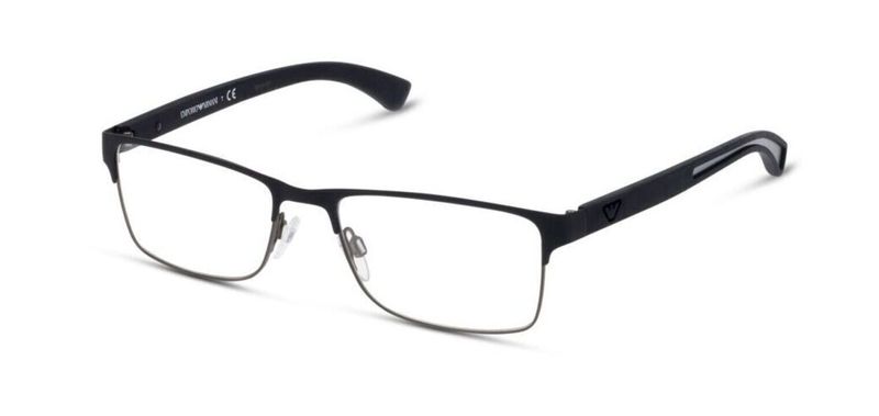 Emporio Armani Rectangle Eyeglasses 0EA1052 Blue for Man