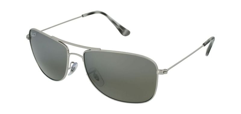 Ray-Ban Rechteckig Sonnenbrillen 0RB3543 Sillber für Herr-Dame