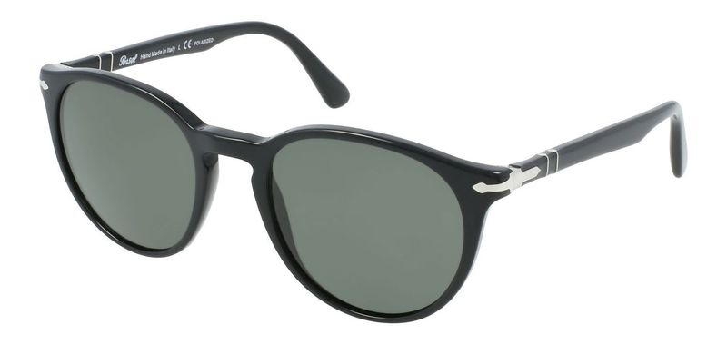 Persol Oval Sunglasses 0PO3152S Black for Man