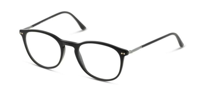 Giorgio Armani Round Eyeglasses 0AR7125 Matt black for Man
