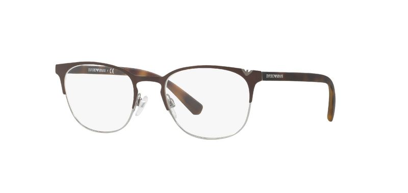 Emporio Armani Quadratisch Brillen 0EA1059 Braun für Herr