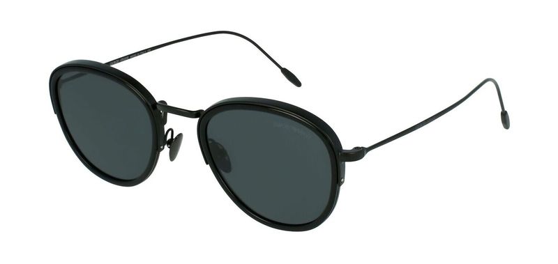 Giorgio Armani Round Sunglasses 0AR6068 Black for Man