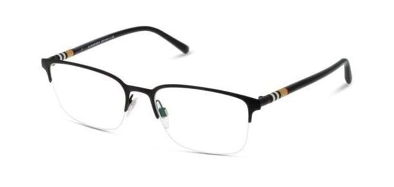 Burberry Rectangle Eyeglasses 0BE1323 Black for Man