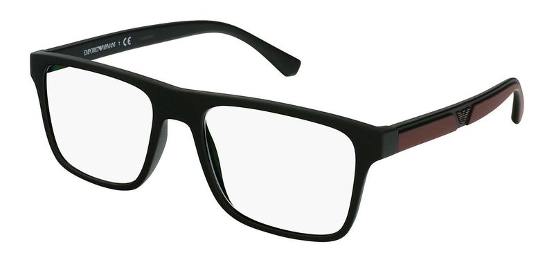 Lunettes de vue Emporio Armani Rectangle 0EA4115 Noir pour Homme