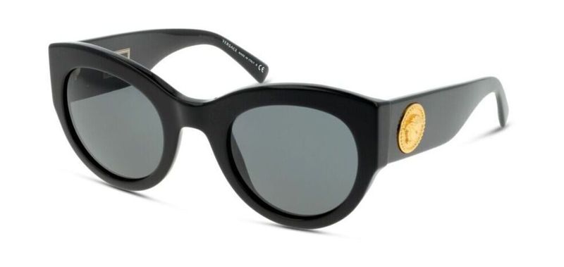 Versace Cat Eye Sunglasses 0VE4353 Black for Woman