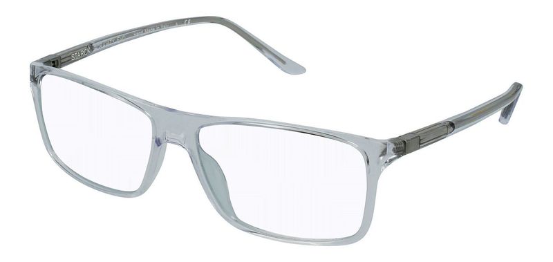 Philippe Starck Rectangle Eyeglasses 0SH1043X Transparent for Man
