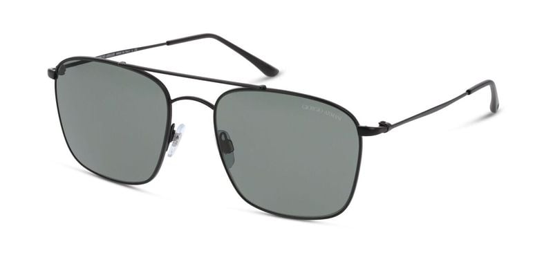 Giorgio Armani Carré Sunglasses 0AR6080 Black for Man