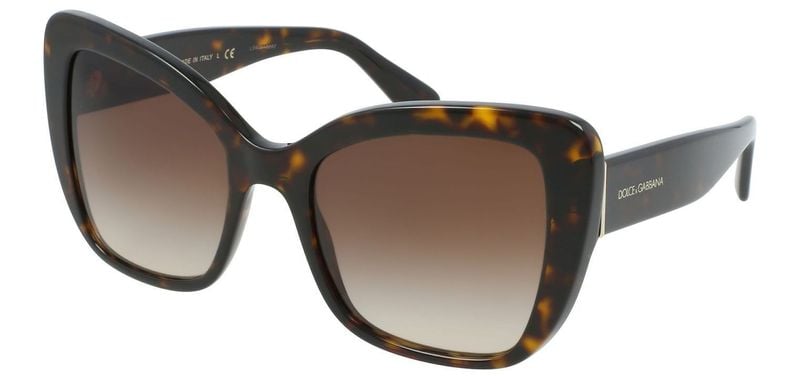 Lunettes de soleil Dolce & Gabbana Papillon DG4348 Ecaille pour Femme