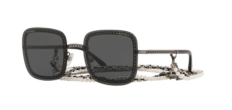 Chanel Rund Sonnenbrillen 0CH4244 Grau für Damen