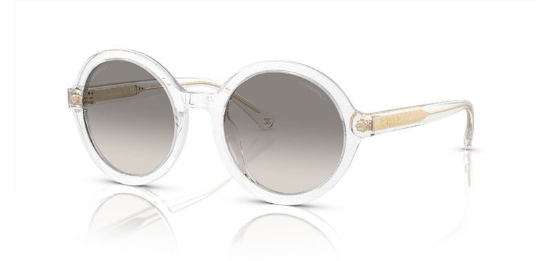 Chanel Rund Sonnenbrillen 0CH5522U Transparent für Dame