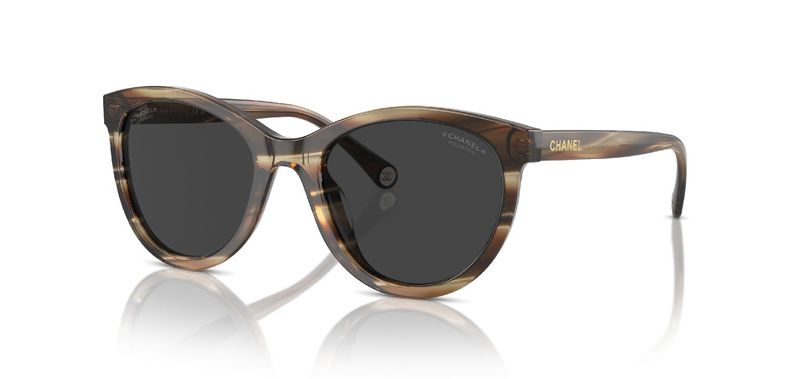 Chanel Rund Sonnenbrillen 0CH5523U Braun für Damen